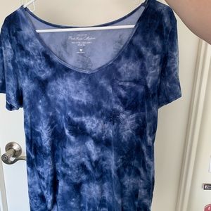 Hollister Blue Tye Dye Shirt